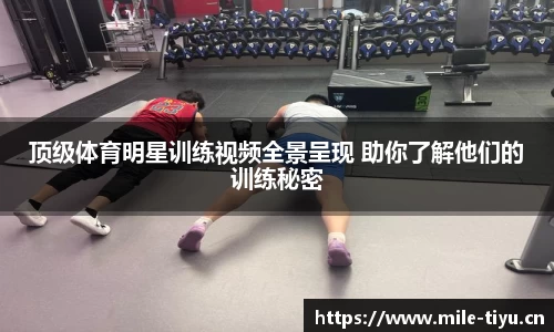 顶级体育明星训练视频全景呈现 助你了解他们的训练秘密