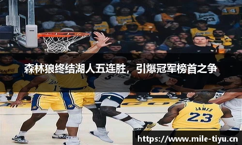 森林狼终结湖人五连胜，引爆冠军榜首之争
